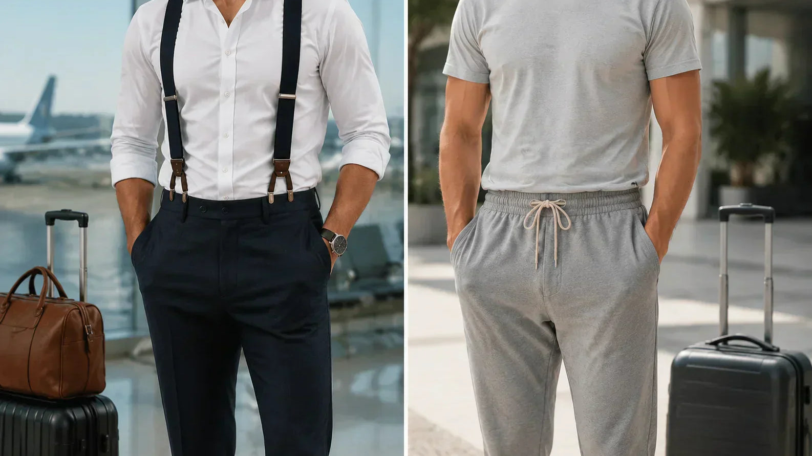 Suspenders vs Drawstring Pants for Travel Comfort