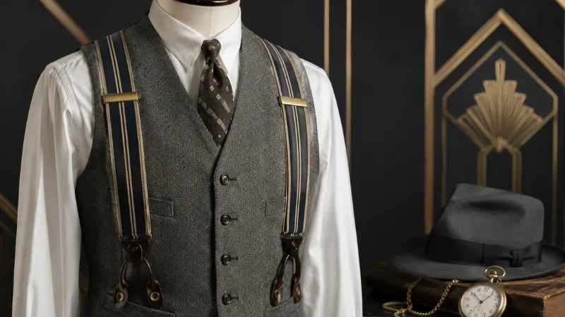 1920s Menswear Suspenders