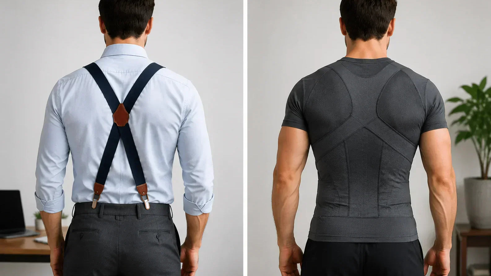 Suspenders vs Compression Shirts for Posture Support