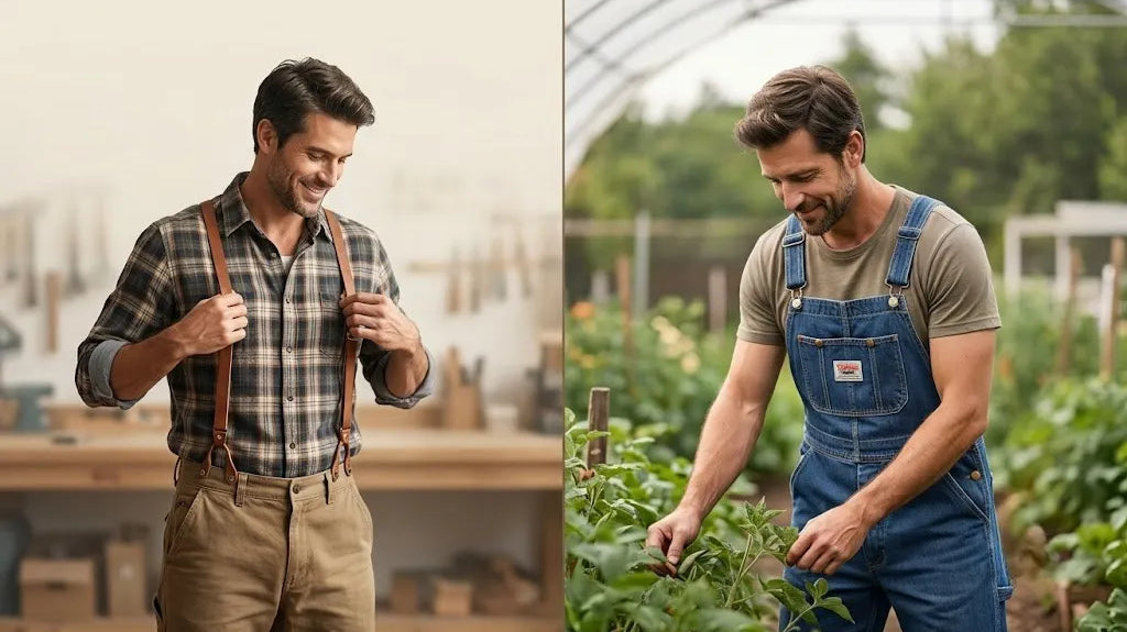 Suspenders vs Overalls