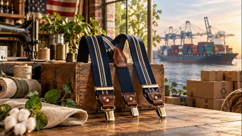 Environmental impact of USA-made suspenders