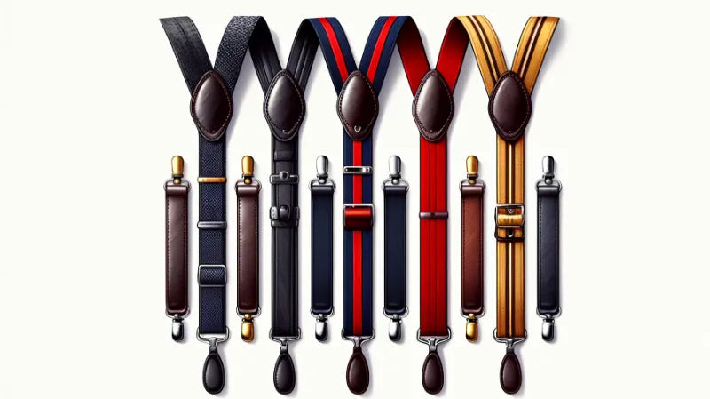 The Trendiest Men's Skinny Suspenders for a Stylish Look