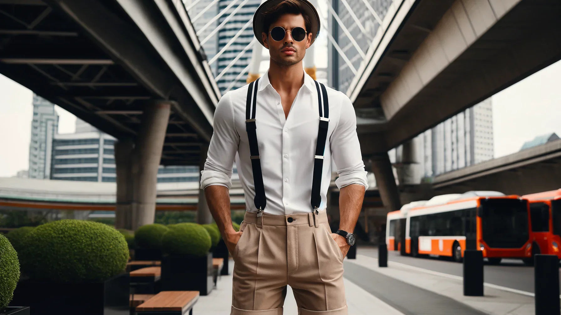 Stylish Suspenders with Shorts Outfit Ideas