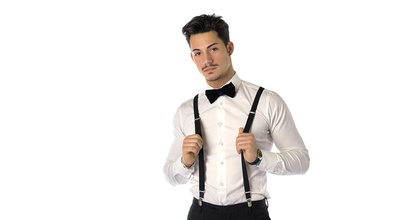 How To Style Suspenders With Bow Tie?