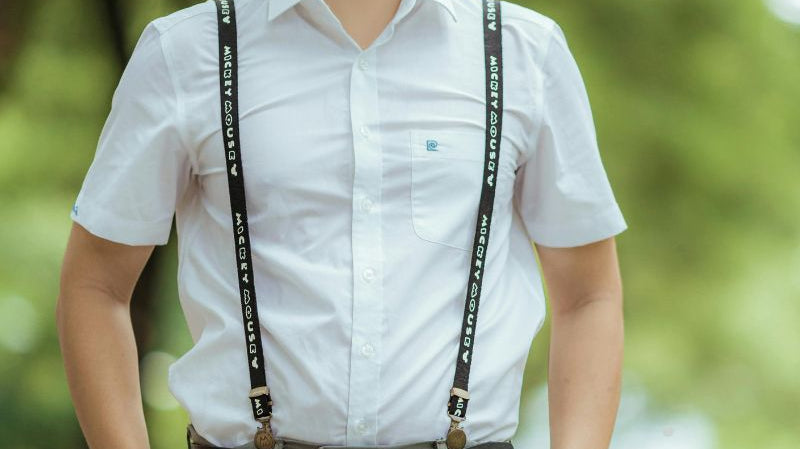 leather suspenders