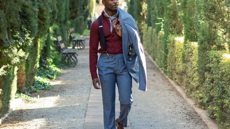 leather suspenders