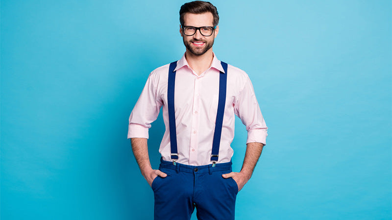 Navy Blue Groomsmen Suspenders: A Timeless Choice