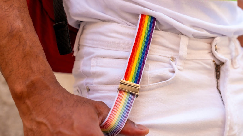 The Fashion Statement Of Rainbow Suspenders