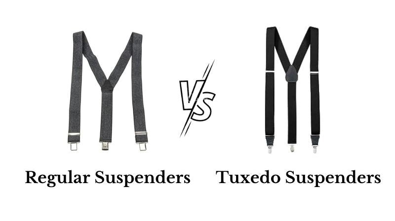 Tuxedo Suspenders VS. Regular Suspenders