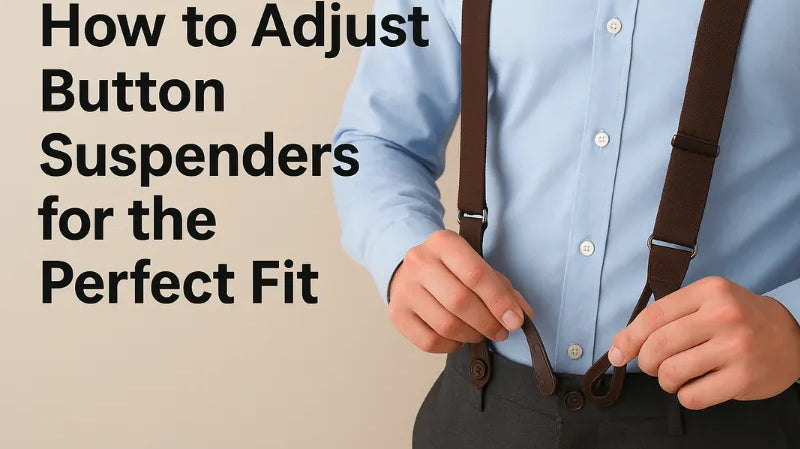 Adjust Button Suspenders for the Perfect Fit