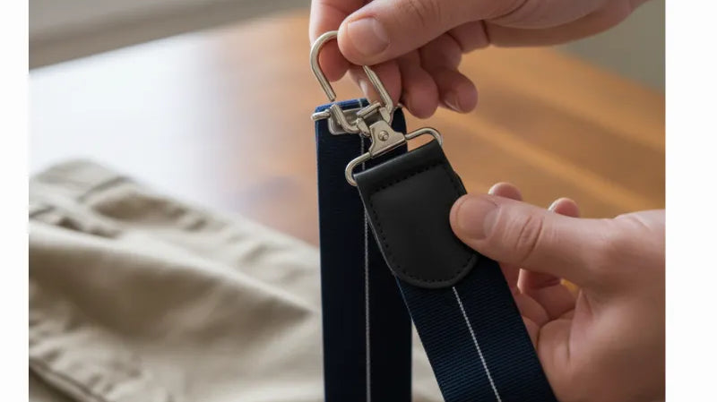 How to Attach Hooks to Suspenders