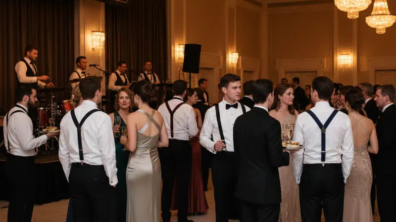 Where Are Events That Require Wearing Suspenders With a Tuxedo?