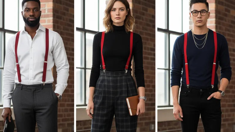 How to Style Red Suspenders for Bold Looks