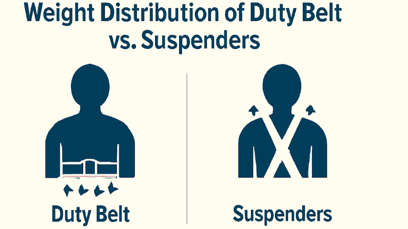Weight Distribution of Duty Belt vs. Suspenders
