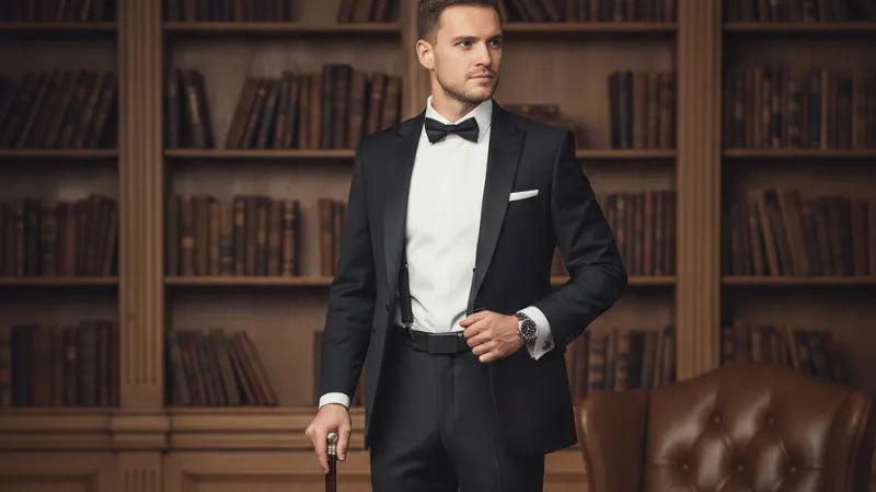What Accessories Complement Suspenders in a Tuxedo Ensemble?