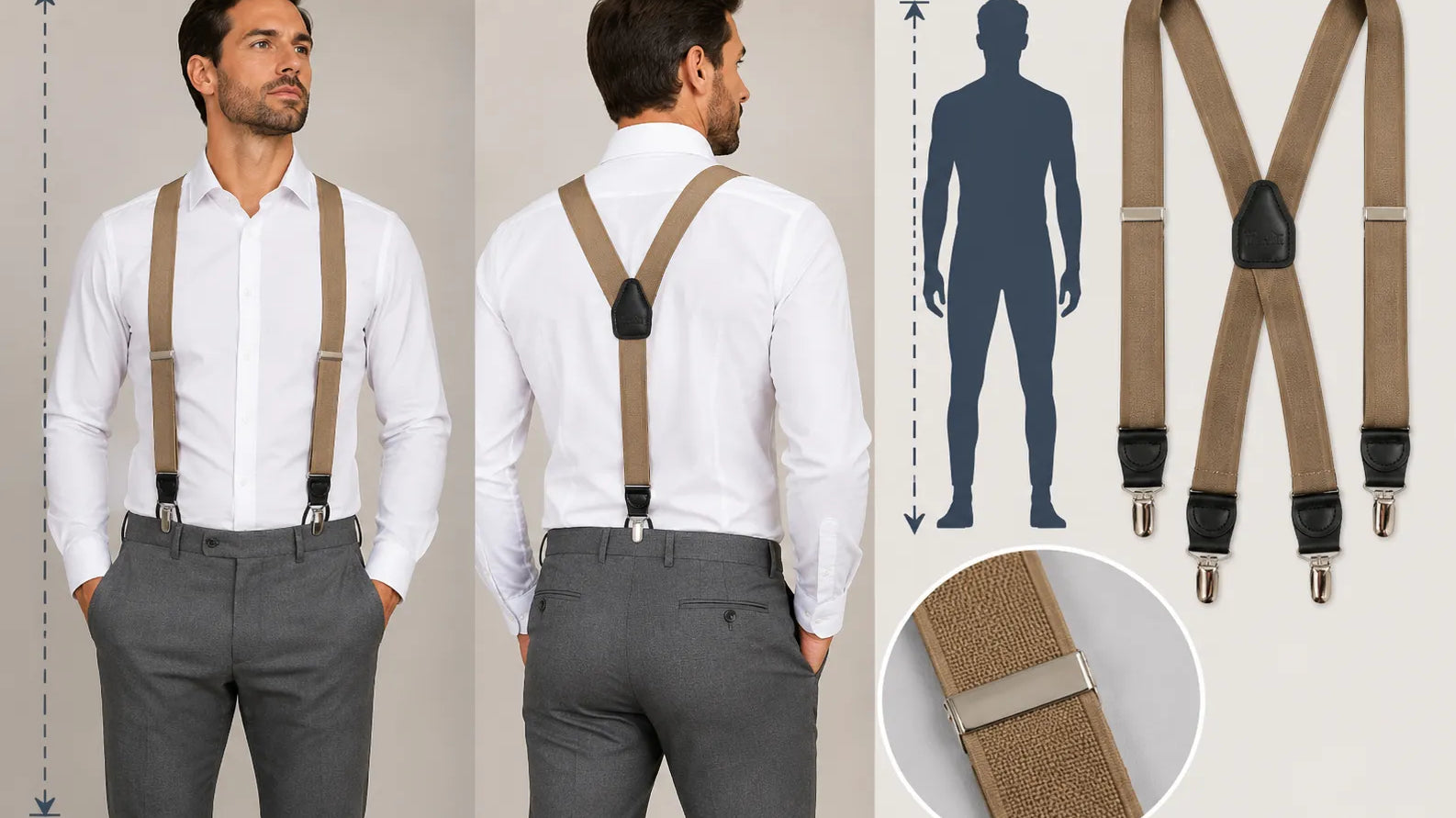 Will 60 Inch Suspenders Fit a Man Over 6 Foot 6
