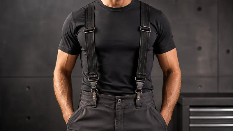 Secure work suspenders fit