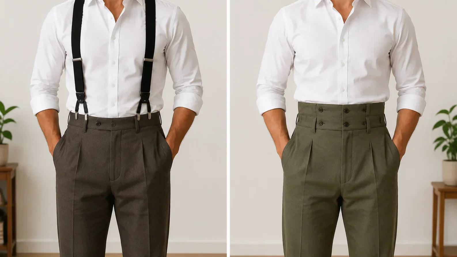 Suspenders vs High Waisted Pants Do You Still Need Both