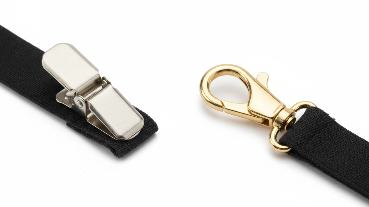 Clip-On Suspenders vs. Lobster Claw Hooks: Which is Secure?