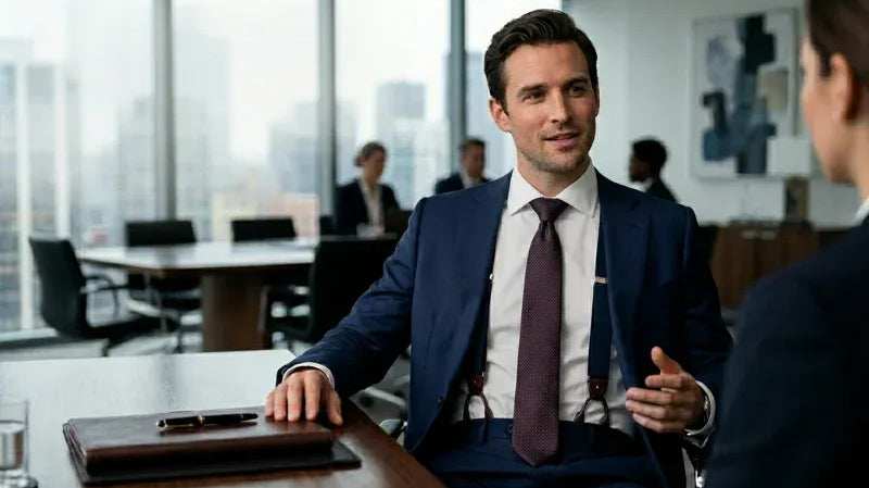 How to Style Suspenders for a Job Interview Men