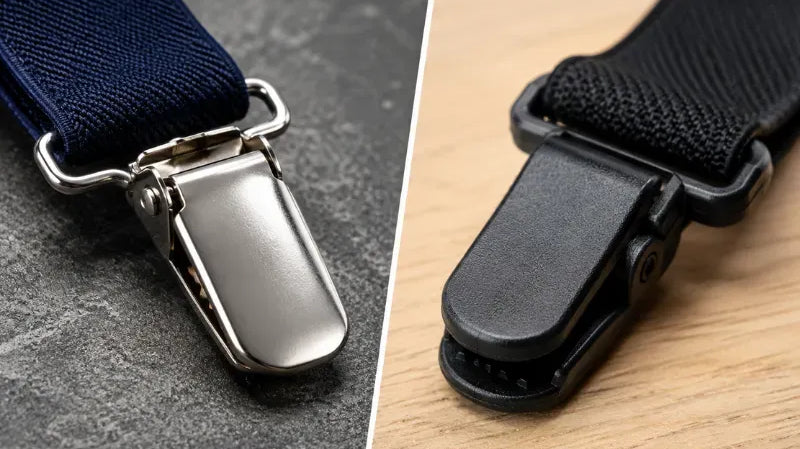 Best Suspender Clip Material: Metal vs Plastic Durability