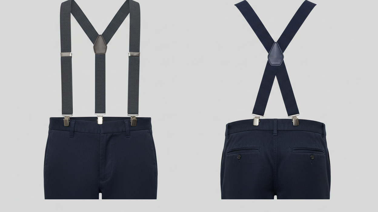 Side Clip Suspenders vs X-Back: Which is More Convenient?