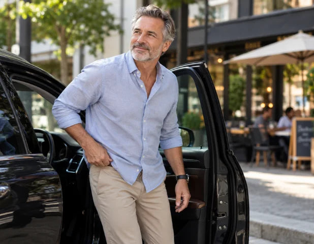 Getting out of the car