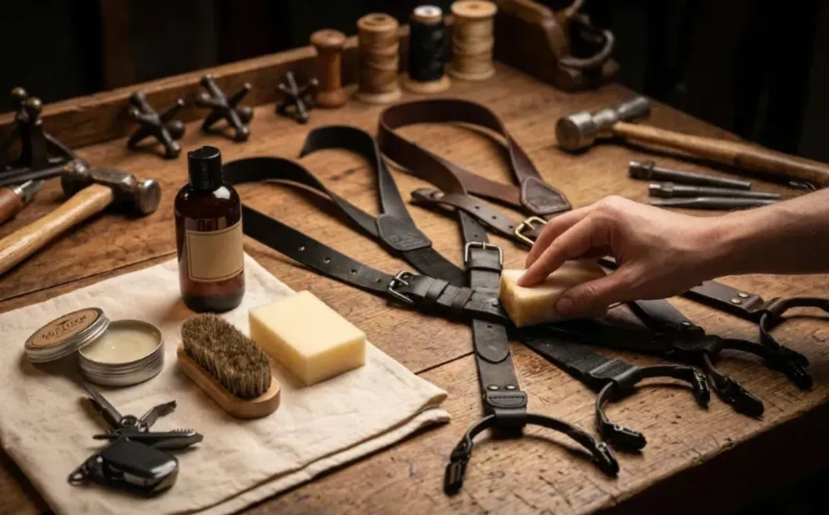 How to Clean Leather Suspenders at Home Step by Step