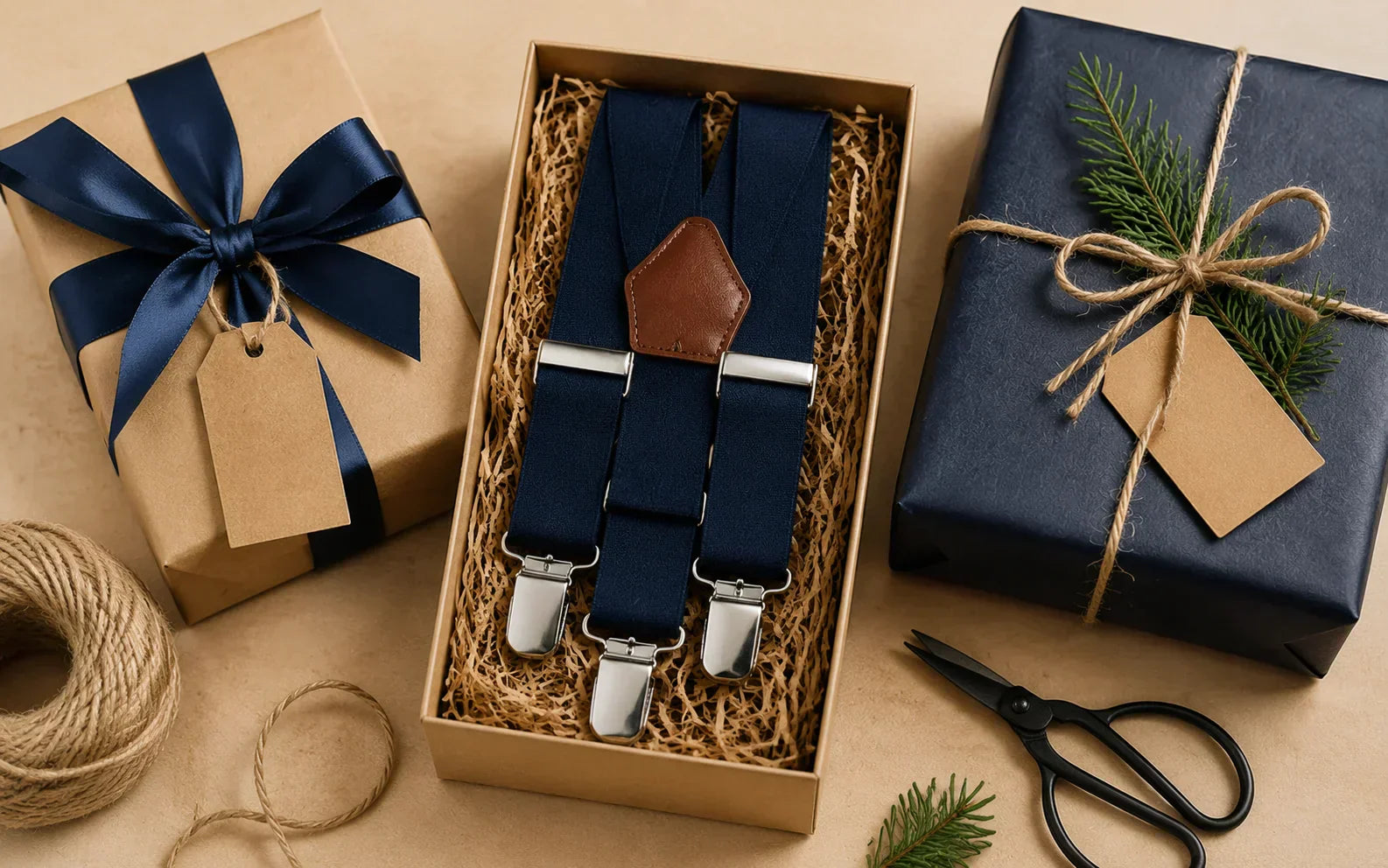 How to Wrap and Present Suspenders as a Gift Creatively