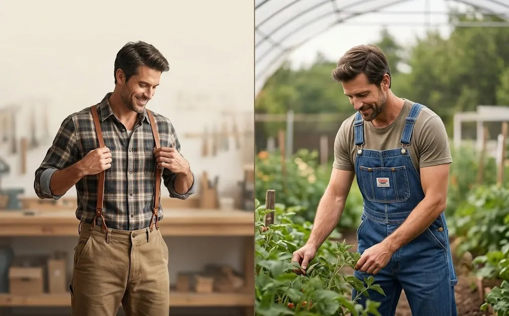 Suspenders vs Overalls