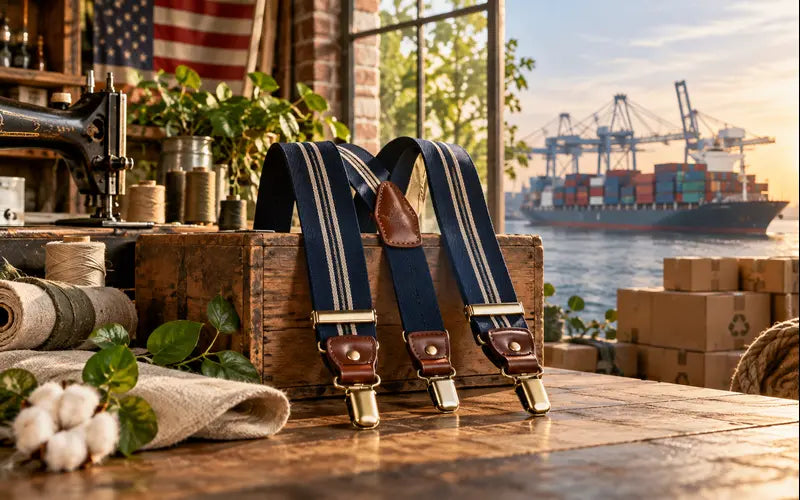 Environmental impact of USA-made suspenders 