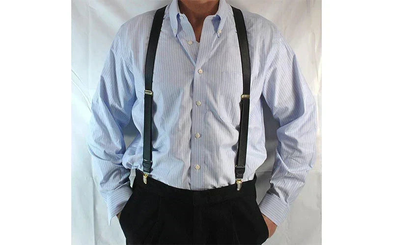 Wearing suspender with a tuxedo 