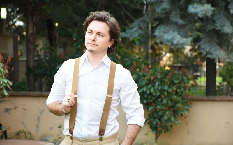 leather suspenders