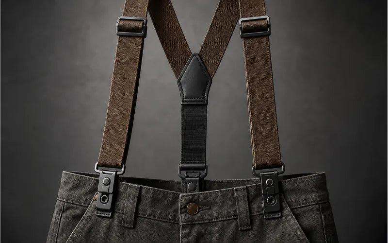 Non-damaging work suspenders