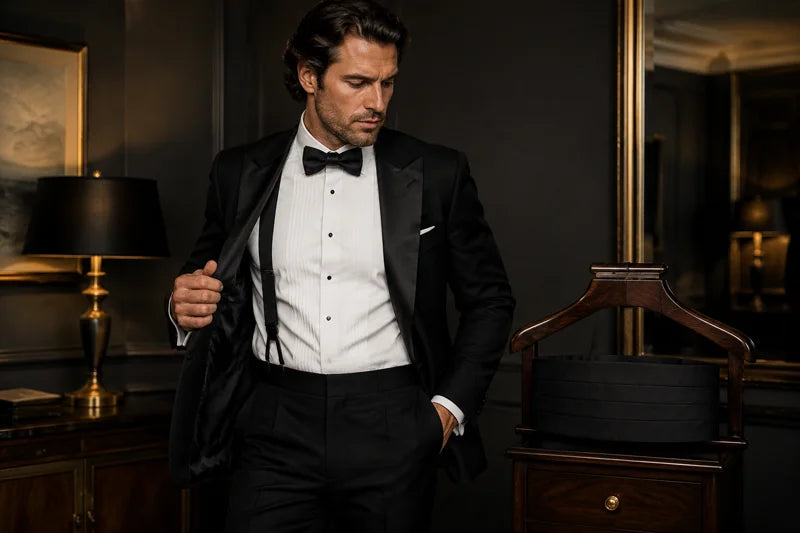 Suspender vs Cummerbund for tuxedo