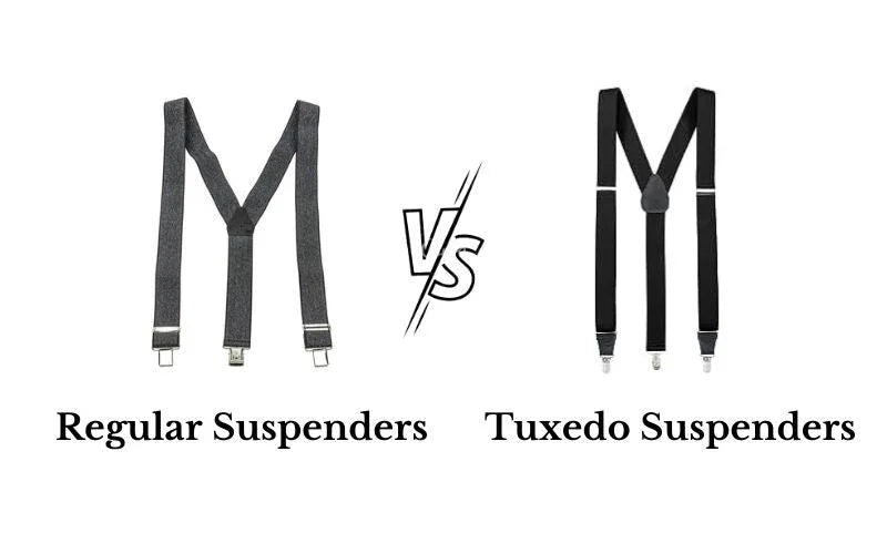 Tuxedo vs Regular Suspender