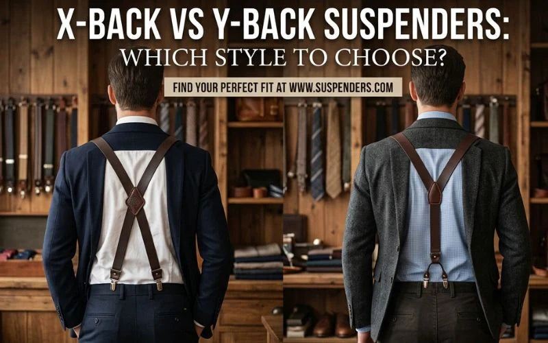 X-Back vs Y-Back Suspenders