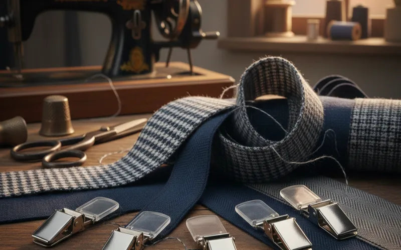 Are Plastic-Lined Suspender Clips Safer for Silk and Wool?