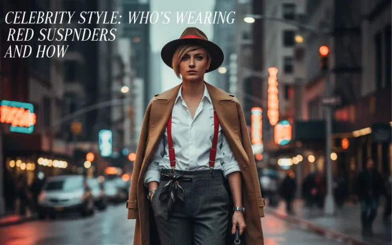 Celebrities Wearing Red Suspenders and How to Style Them
