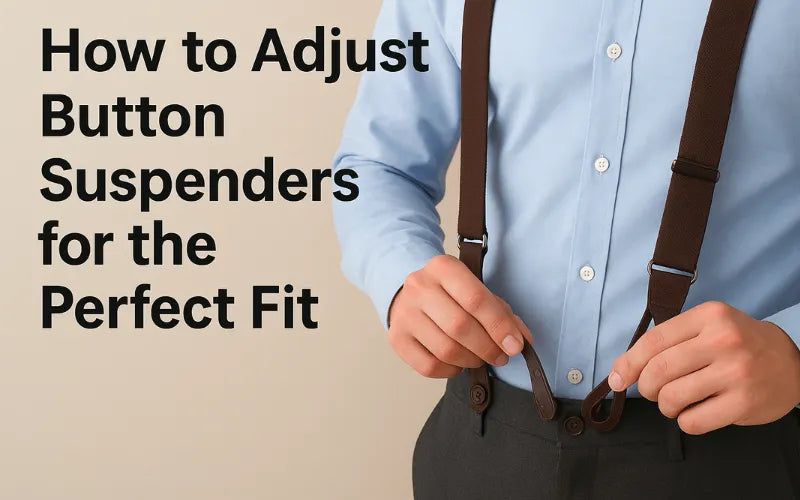 Adjust Button Suspenders for the Perfect Fit