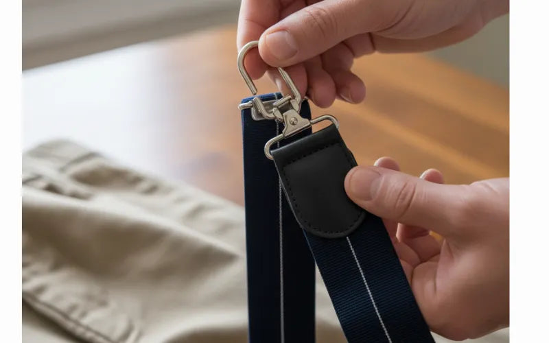 How to Attach Hooks to Suspenders