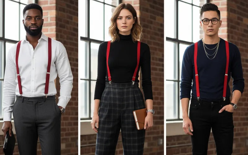 How to Style Red Suspenders for Bold Looks