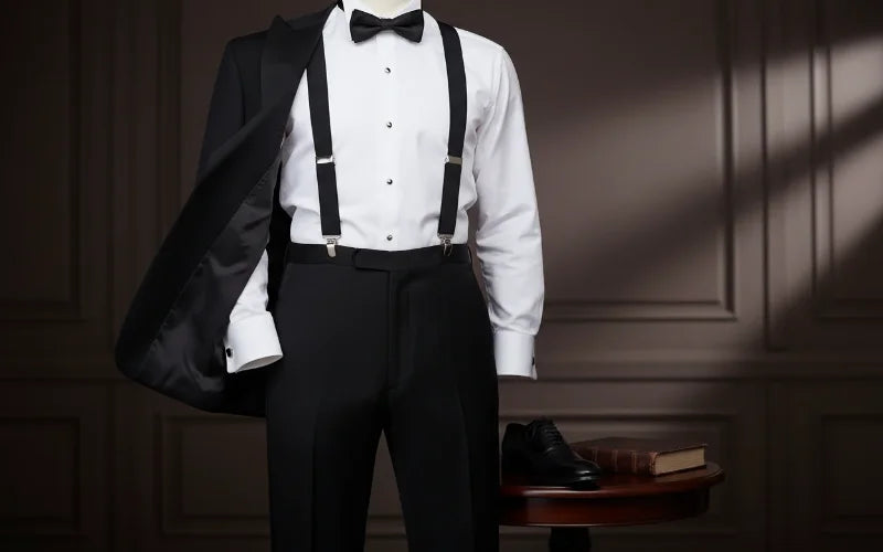 Use clips on suspenders