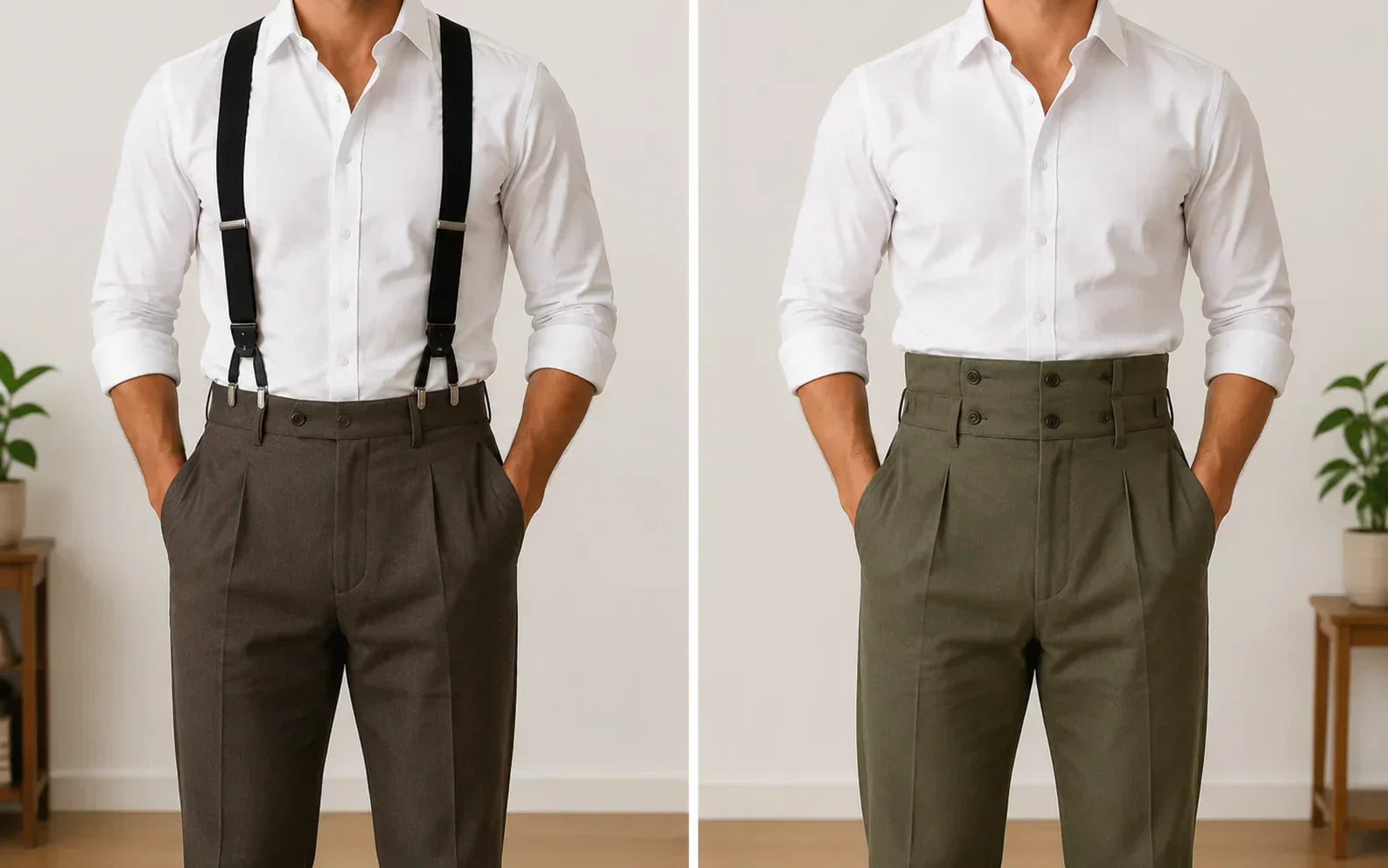 Suspenders vs High Waisted Pants Do You Still Need Both