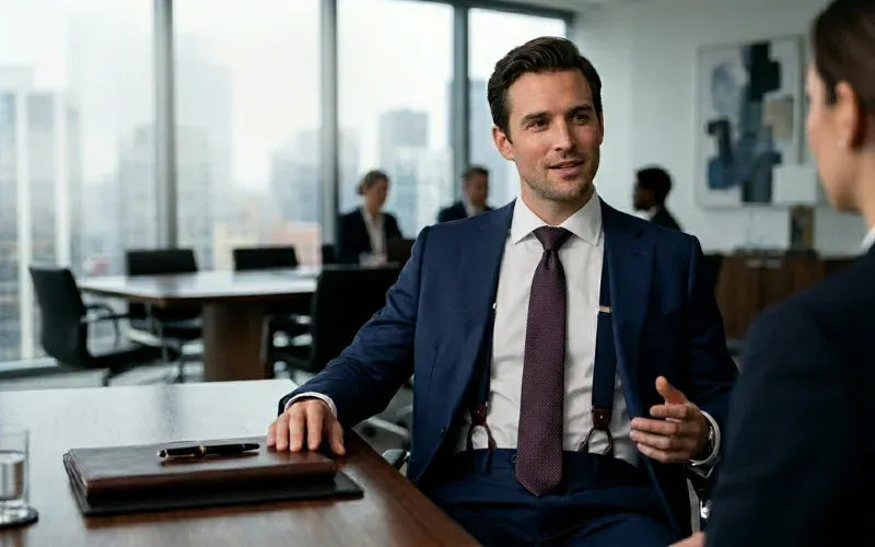 How to Style Suspenders for a Job Interview Men