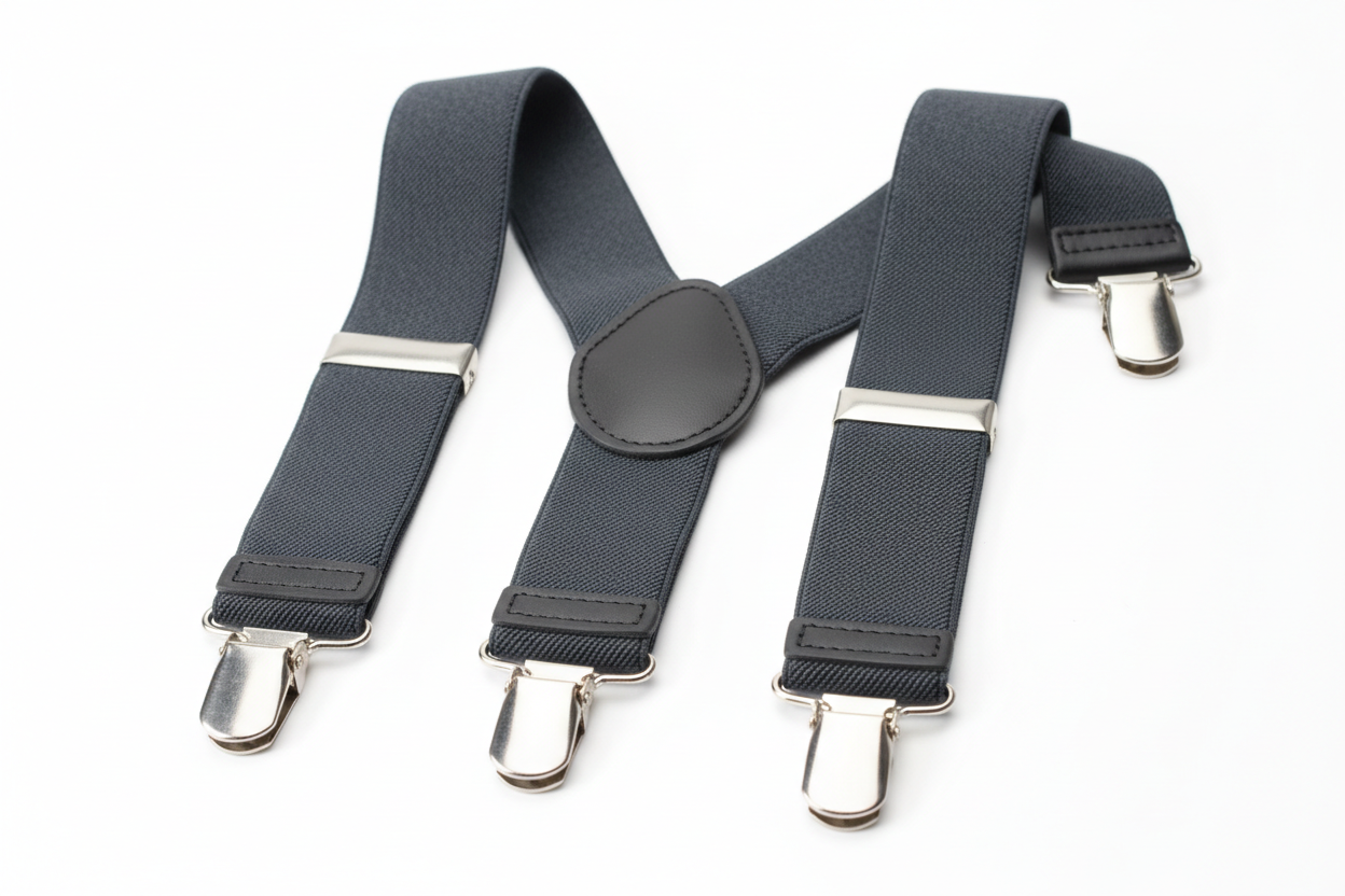 Using "No-Sew" Clip-On Buttons vs. Standard Metal Clips With Suspenders