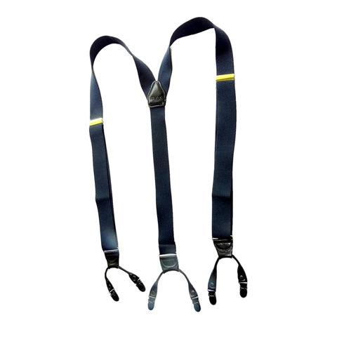 Holdup Brand Dark Ocean Blue Dual Clip XL Double-Ups style with patented black No-slip Clips
