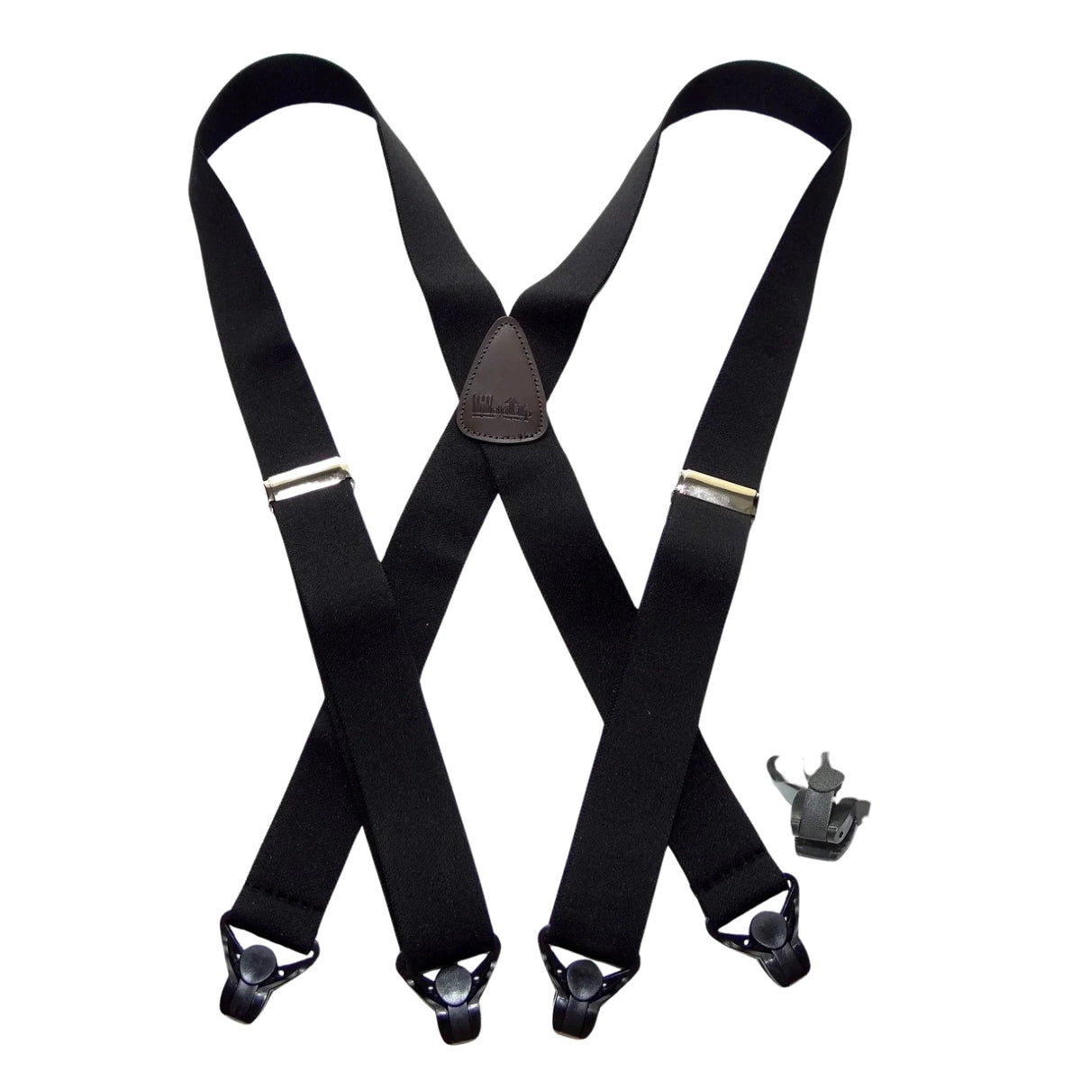 Holdup XL Black X-Back Suspenders – Holdup Suspender Company