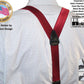 Holdup Brand Corporate Series Dual Clip Double-Ups in Satin Finish Bordeaux Burgundy with No-slip Clips