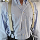 HoldUp Suspender Brand Double-up style Y-back Suspenders in Satin Finish Golden Sand Color